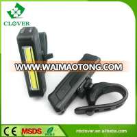 rechargeable led decorative 150 lumens usb bike light with ABS material