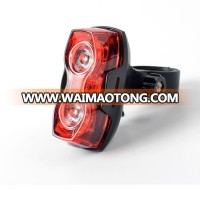 Jialitte B055 3 Mode 2LED Red Bicycle Rear Light AAA Electric 2x 0.5W Seat Bike Flash Safety Taillight